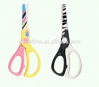 Fashion design stainless steel children scissors , plastic abs handle scissors