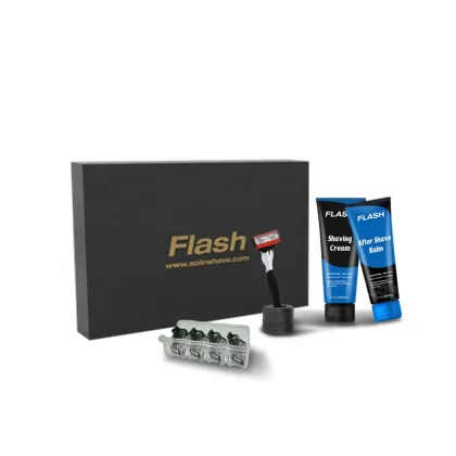 Men's 5 Blade Razor Shave Gift Set