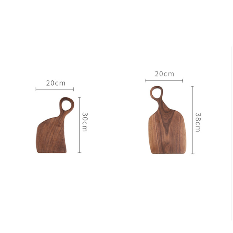 Black Walnut Wood Cutting Board Solid Wood Fruit Tray Creative Whole Wood Bread Board Restaurant Chopping Board Kitchen Tools