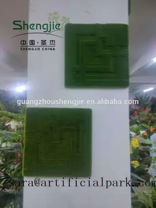 artificial moss ball , moss panel, moss mat for wall decoration
