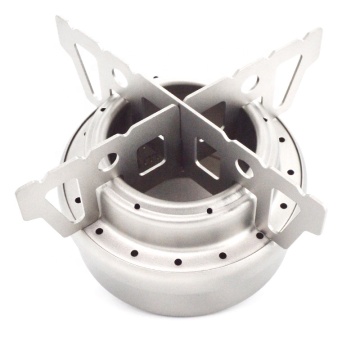 Titanium Alcohol Burning Stove with Cross Stand