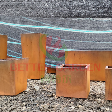 Decorative Corten Steel Planters: Enhancing Landscape Design with Stylish Flower Pot Options
