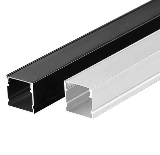 Black LED Aluminium Profile