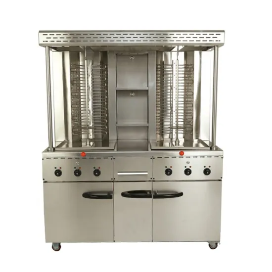 Vertical Electric Shawarma Machine Motor Double Grill