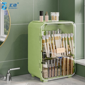 2024 Dustproof Cosmetic Organizer: Large Capacity Sorting Shelf, Desktop Plastic Dresser, and Drawer Storage Box
