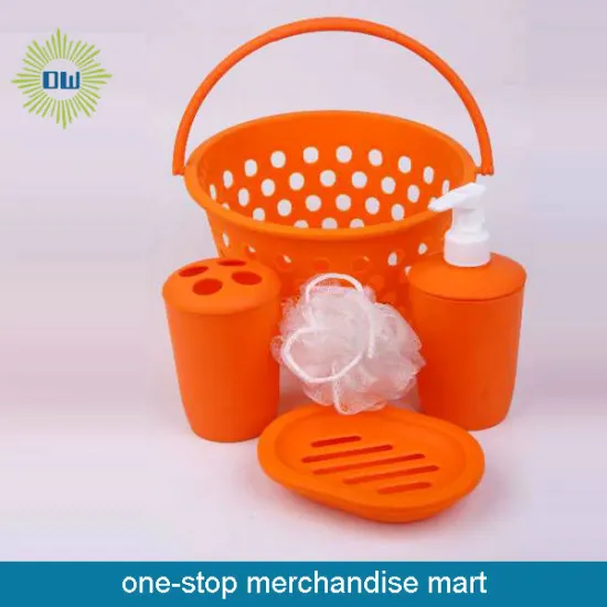 traveling bath product set ORANGE