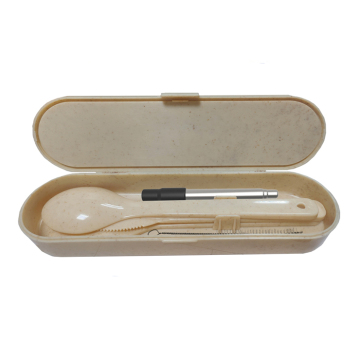 Bamboo Cutlery Set with Innovative Design and Cover