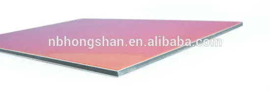 Chameleon finish aluminum composite panel