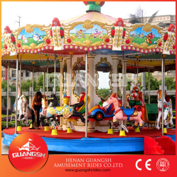 Joyful! luxury kids mini carousel for sale with LED lights