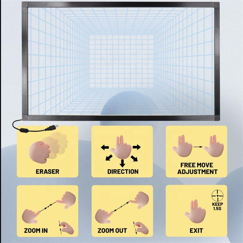 75 inch infrared touch frame overlay