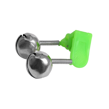Wholesale 5cm Green ABS Carp Fishing Rod Bells with Double Alarm Rings