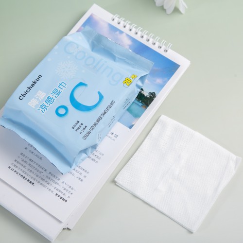 빠른 냉각을 위한 휴대용 냉각 물티슈