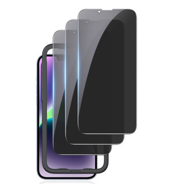 Unbreakable Anti-Peep Tempered Glass Screen Protector for iPhone 14, 15 Pro Max