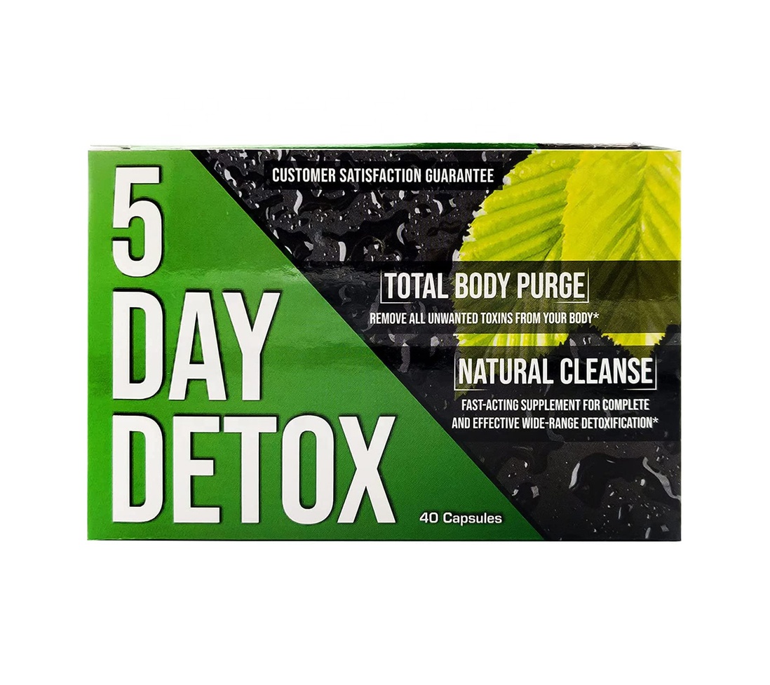 OEM/ODM Vegan Cleanse 5 Day Detox Slimming Capsules