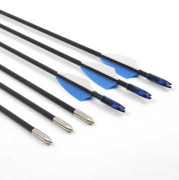 12pcs Carbon Crossbow Wooden Arrows, 24g, ID9.8mm Spine, 31'' Length, Straightness 0.001