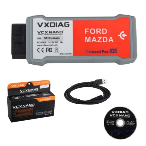 VXDIAG VCX NANO for Ford/Mazda 2 in 1 with IDS V97 NEW