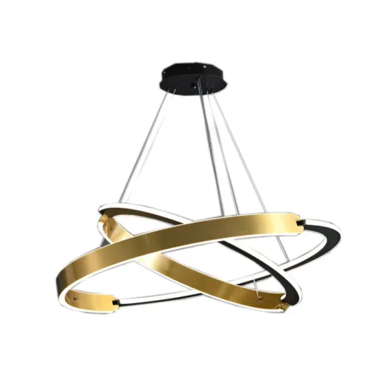 Gold Color Circle Rings Modern Luxury Pendant Light for Hotel, Villa, and Home Decoration: EJ1001