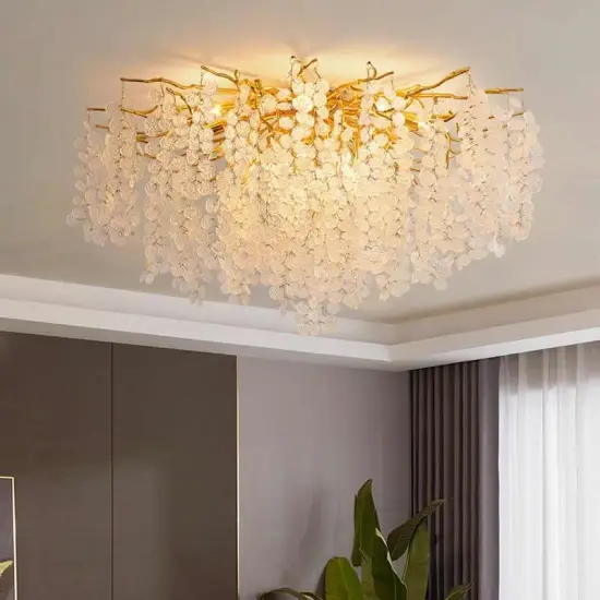 Modern Luxury Crystal Ceiling Lights for Living Room and Bedroom
