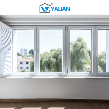 Flush Casement Windows  French Style Aluminum Alloy Casement Windows Swing Opening Supplier