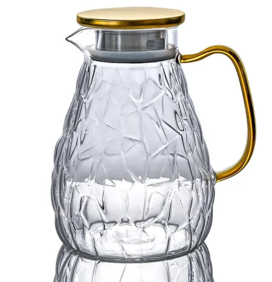 custom diamond 1.9 L clear drinking glass