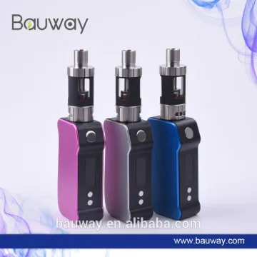 vapour cigarette mechanical box mod mod box kit CigGo T75 18650 with temperature control vape starter kit smoker favorite
