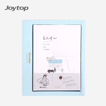Customizable Cafe Shop Planner - Ownday 101442 A5 Hardcover Notebook