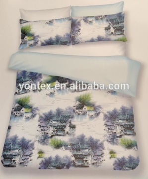 100% cotton 3D printed bedding set