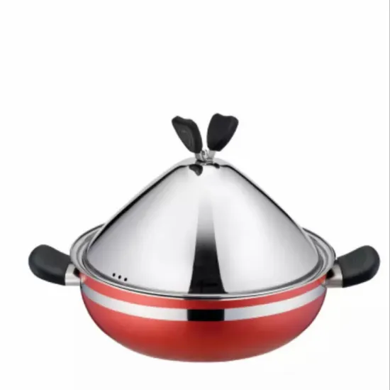 Large Capacity 28cm Stainless Steel Multi Purpose Pot