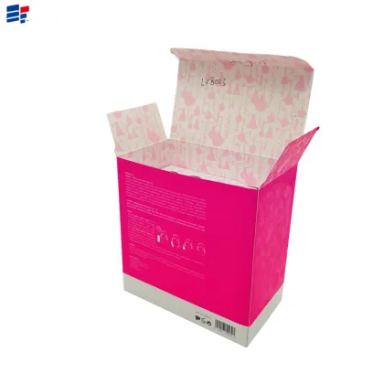 Decorative makeup foldable packaging box