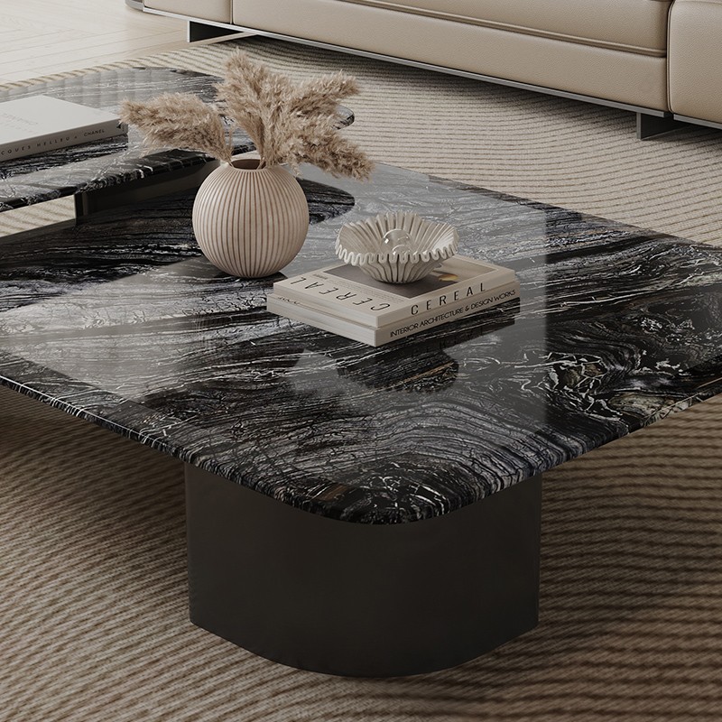 black marble coffee table