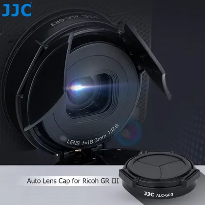 JJC Auto Open and Close Lens Cap Protector for Ricoh GR III GRIII GR3 Camera Automatic Lens Cap Holder Cover Lens Accessories