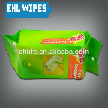 Disposable nonwoven floor dry wipes