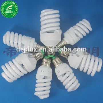 T2 15W E27 6400k Half Full Spiral lighting cfl