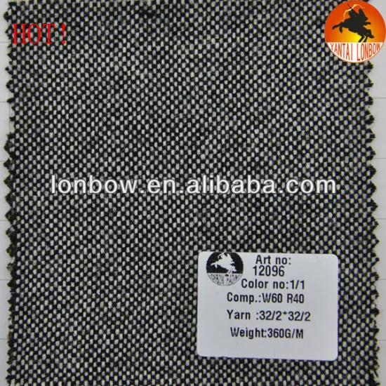 wool/viscose jacketing fabric(stock)