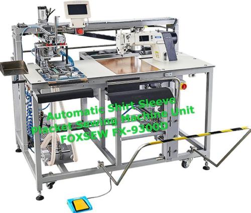 Automatic Shirt Sleeve Placket Sewing Machine Unit