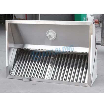 Stainless Steel Cooker Smoke Exhaust Vent Hood for Commercial Kitchens