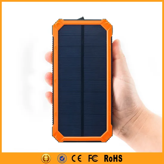 Waterproof Real 12000mAh Solar Battery Charger with LED Torch
