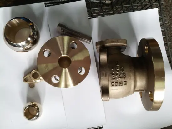 ASTM B148 C95800 floating ball aluminum bronze ball valve