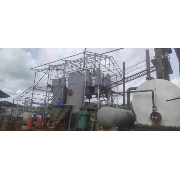 Reclying distillation waste oil refining machine