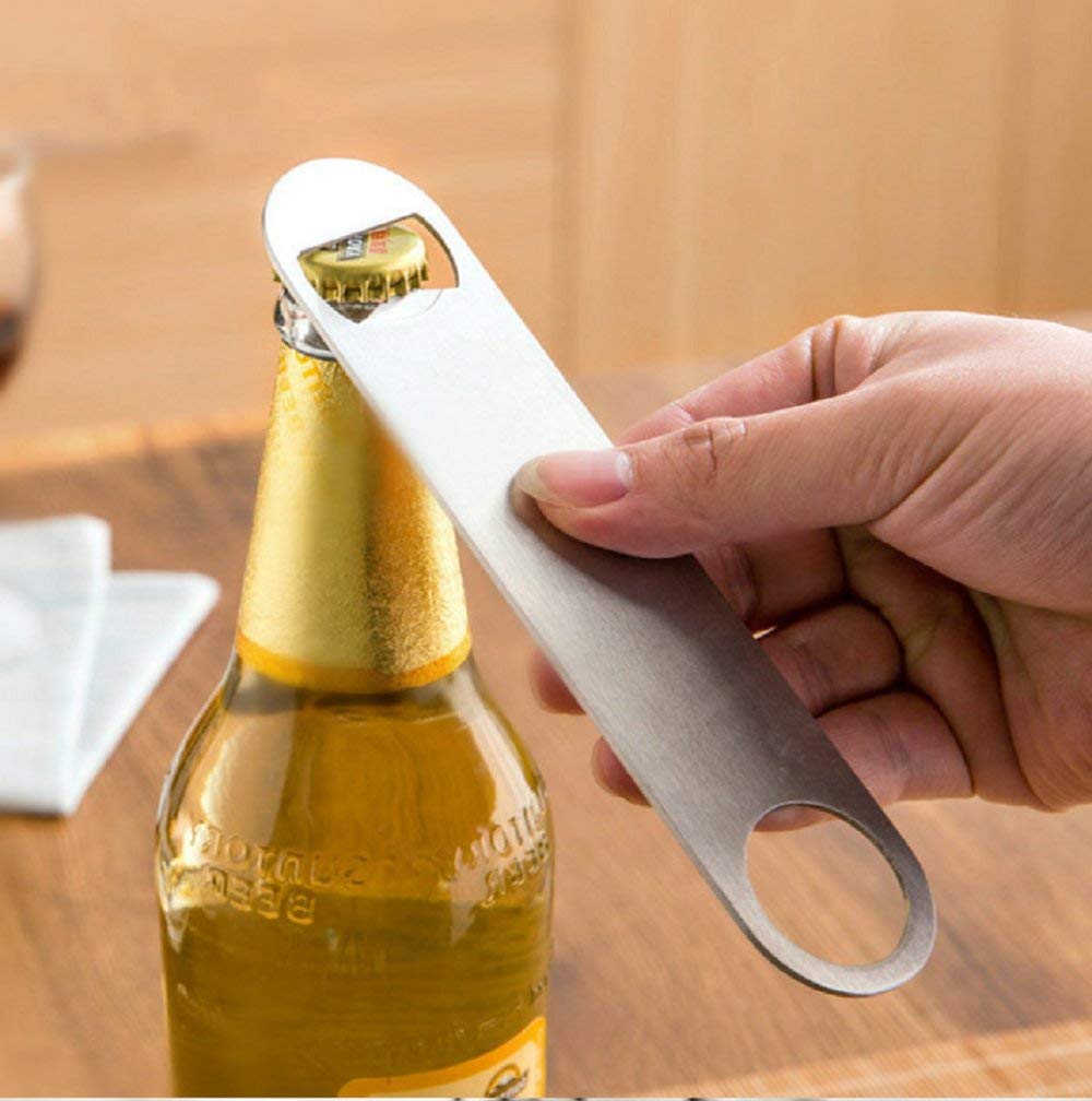 Heavy Duty Stainless Steel Flat Bottle Opener