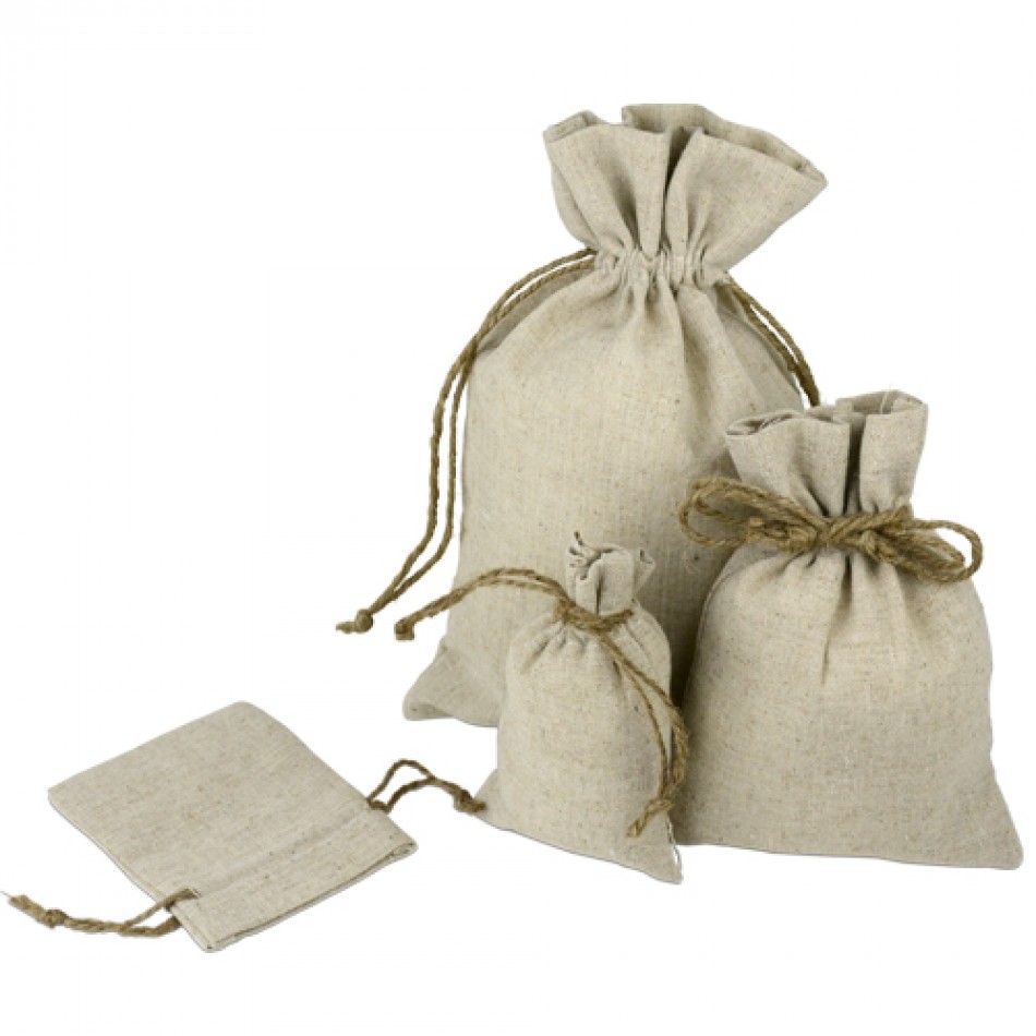 jute draw string bag