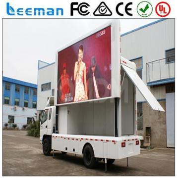 advertising truck screen Leeman 2015 mobile led display trailer
