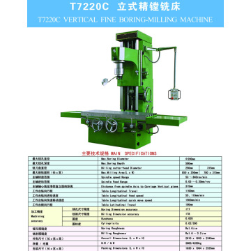 T7220C Vertical fine boring milling machine