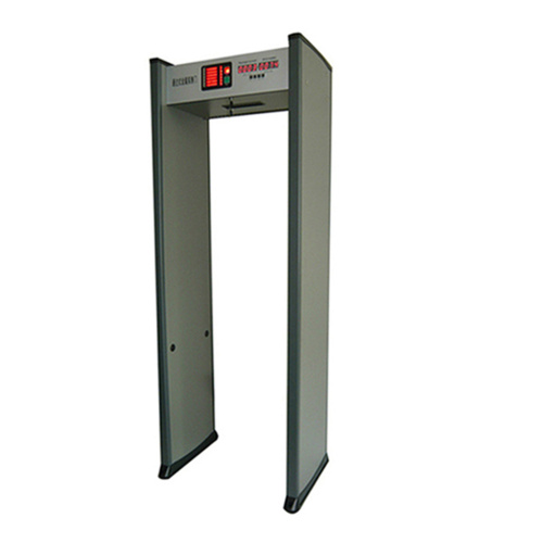 Puertas de seguridad con detector de metales.