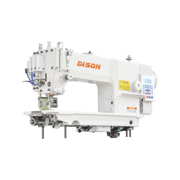 DS-5090-7-2TL MACCHINA DI CUCETTO CONTROLLATA DI COMPUTENTE con olio su barra a aghi e ruote che tirano in tessuto