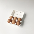 Bagasse pulp 6 plateaux d&#39;oeufs plateaux à œufs jetables