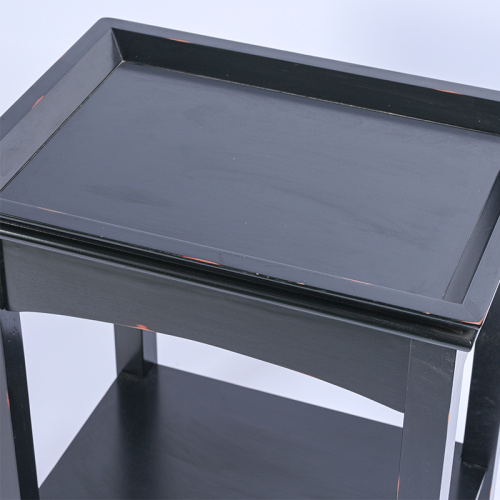 Mesa de café de madera moderna con almacenamiento