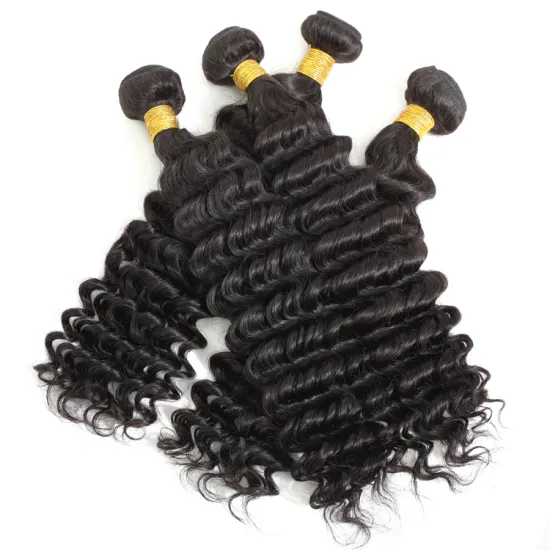 Unprocessed Virgin Peruvian Hair Bundles, Remy Hair 10A Grade Deep Wave Peruvian Virgin Hair, Wholesale Peruvian Human Hair