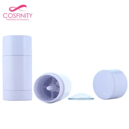 Wholesale 50G PP AS Oval Deodorant Container Deo Stick - Empty Black Deodorant Stick Container