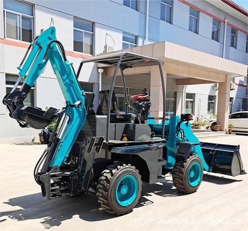 China HUAYA Multi-functional Automatic Mini Backhoe Loader Excavator with EPA/Euro5
